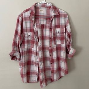 Plaid Hollister button down